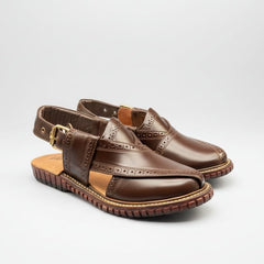 Kingra Norozi Sandal (Dark Brown)