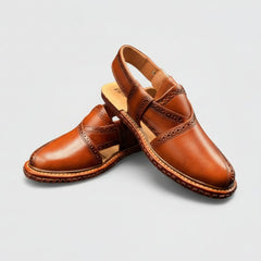 Kingra Sandal Shaded (Red Brown)