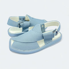 Kaptan Dotted Medicated Chappal (Blue)