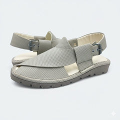 Dotted GoGo Medicated Chappal (Grey)