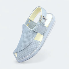 Kaptan Dotted Medicated Chappal (Blue)